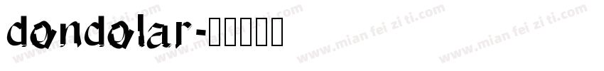 dondolar字体转换