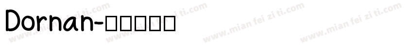 Dornan字体转换