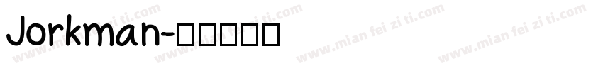 Jorkman字体转换