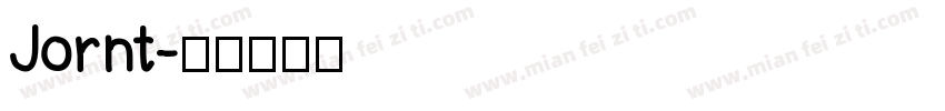 Jornt字体转换