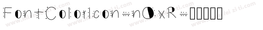 FontColorIcon-nOxR字体转换