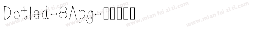 Dotled-8Apg字体转换