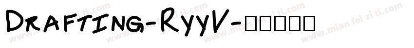 Drafting-RyyV字体转换