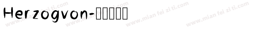Herzogvon字体转换
