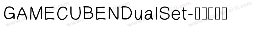 GAMECUBENDualSet字体转换