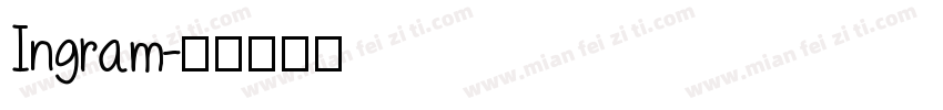 Ingram字体转换