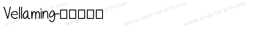 Vellaming字体转换