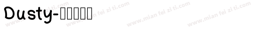 Dusty字体转换
