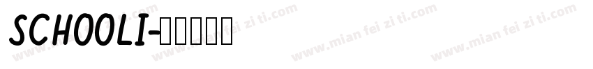 SCHOOLI字体转换