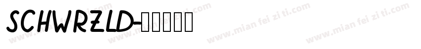 SCHWRZLD字体转换