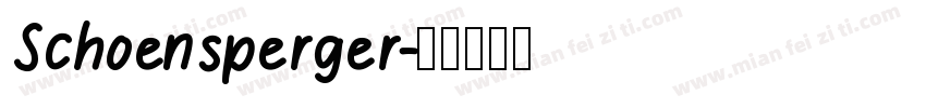 Schoensperger字体转换