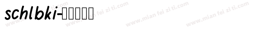 schlbki字体转换