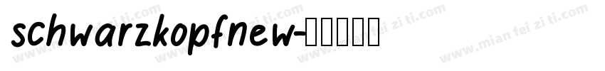 schwarzkopfnew字体转换