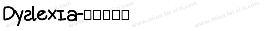 Dyslexia字体转换