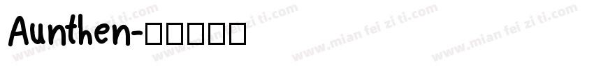 Aunthen字体转换