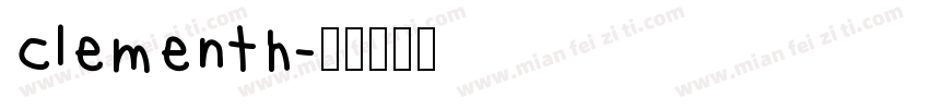 clementh字体转换