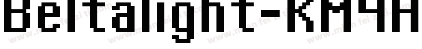 Beltalight-KM4A字体转换