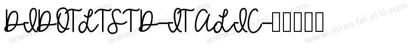 DIDOTLTSTD-ITALIC字体转换
