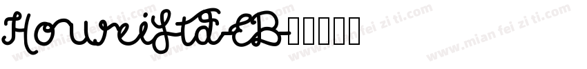 HoureiStd-EB字体转换