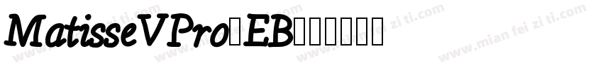 MatisseVPro-EB字体转换