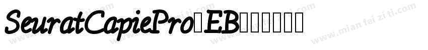 SeuratCapiePro-EB字体转换