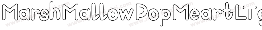MarshMallowPopMeartLTght字体转换