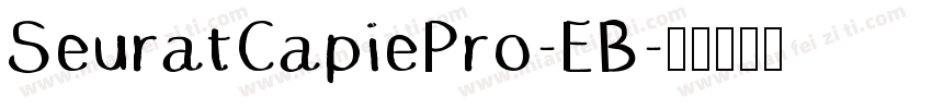 SeuratCapiePro-EB字体转换