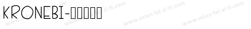 KRONEBI字体转换