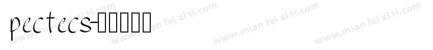 pectecs字体转换