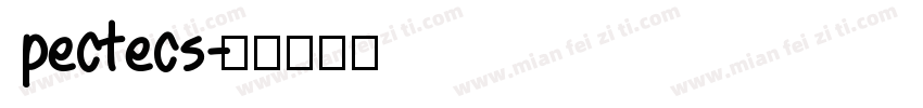 pectecs字体转换