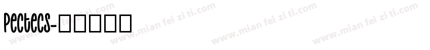pectecs字体转换