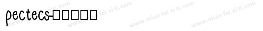 pectecs字体转换