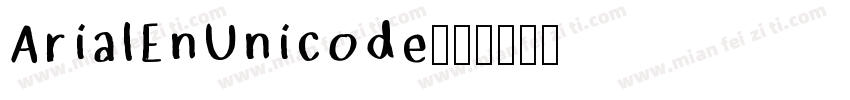 ArialEnUnicode字体转换