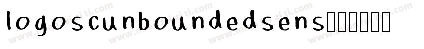 logoscunboundedsens字体转换