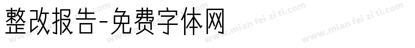 整改报告字体转换