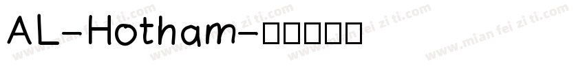 AL-Hotham字体转换