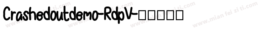 Crashedoutdemo-RdpV字体转换