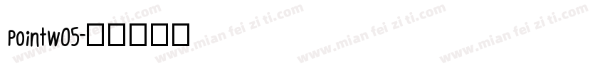 PointW05字体转换