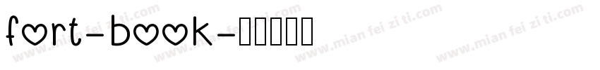 fort-book字体转换