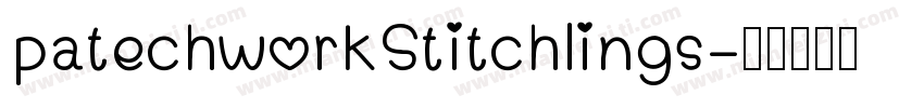 patechworkStitchlings字体转换