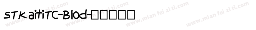 STKaitiTC-Blod字体转换