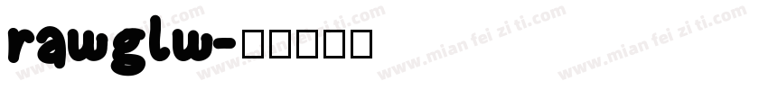 rawglw字体转换