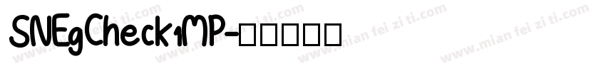 SNEgCheck1MP字体转换