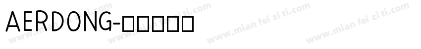 AERDONG字体转换