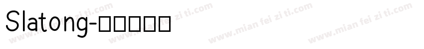 Slatong字体转换