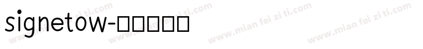 signetow字体转换