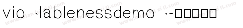 violablenessdemo字体转换