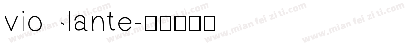 violante字体转换