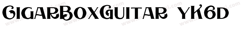 CigarBoxGuitar-yK6d字体转换