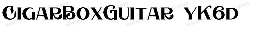 CigarBoxGuitar-yK6d字体转换